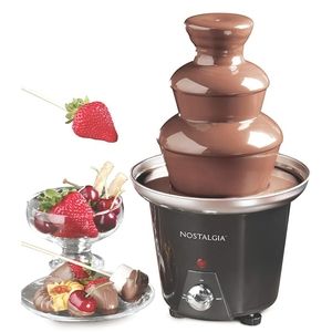 Chocolate fountain.  New